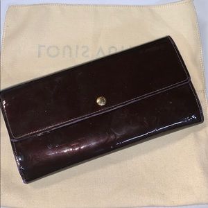 Louis Vuitton Vernis Sarah Long Wallet Amarant